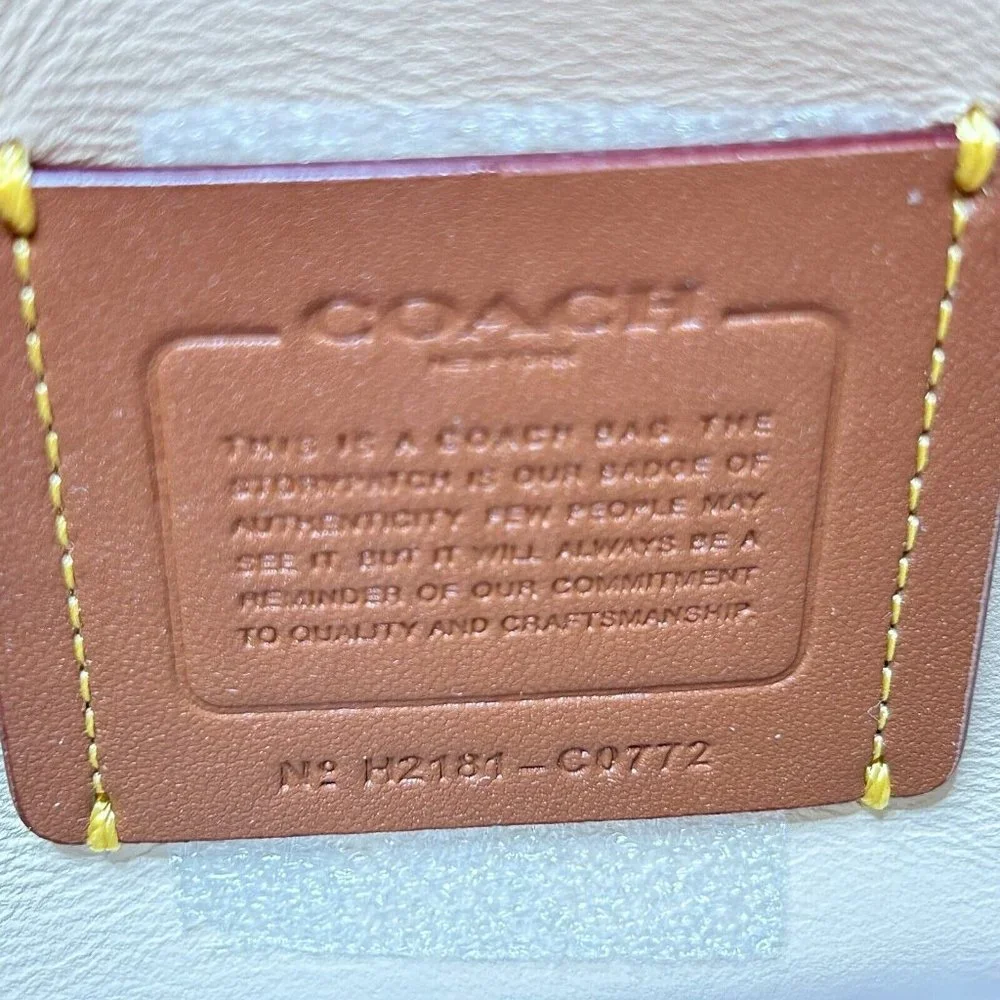 NWT $550 Coach Pillow Tabby 26 Brass Ivory C0772 Shoulder Bag Crossbody - Picture 4 of 11